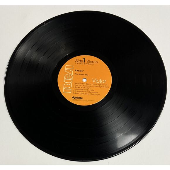 THE GUESS WHO Rockin' Record Vinyl LP RCA LSP-4062 Ist Press Gatefold Insert - Picture 5 of 6